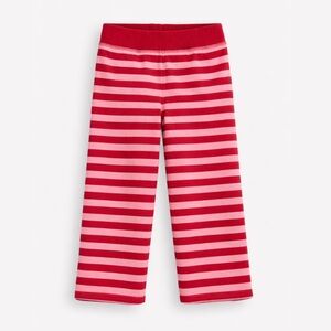 Baby Boden Red and Pink Striped Pants Baby Girl Size 12-18 Months
